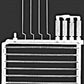 Pikestuff 541-3001 HO Scale Downspouts, Gutters, Chimney & Meter Plastic Kit