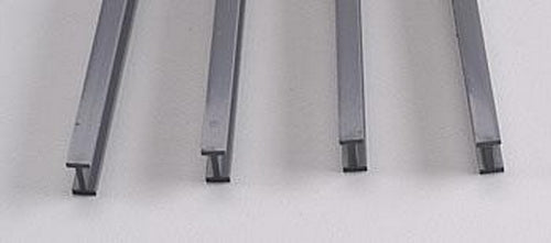 Plastruct 90028 7/32" x 15" x 7/16" ABS I Plastic Beam (Pack of 4)