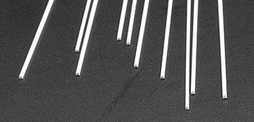 Plastruct 90740 0.040" x 10" x 0.040" Styrene Square Rod (Pack of 10)