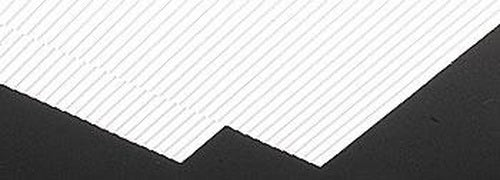 Plastruct 91552 12" x 3/16" x 7" Clapboard Siding Sheet (Pack of 2)