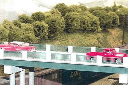Rix Products 628-0121 Wrought Iron Highway Overpass Kit - 50' Scale
