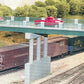 Rix Products 628-0122 HO 50' Wrought Iron Highway Overpass W/1 Pier