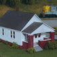 Rix Products 628-0202 HO Maxwell Avenue Home With Front Porch Kit