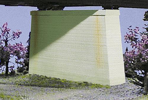 Walthers 933-1041 HO Scale Bridge Pier for Double-Track Truss Bridge