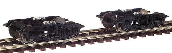 Walthers 933-1060 HO GSC 41-NDO CIB Outside Swing 4-Wheel Pass Truck 36" Wheels