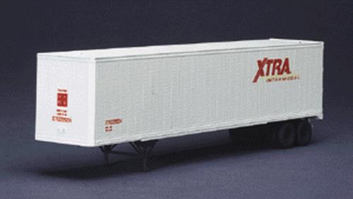 Walthers 933-1901 HO XTRA Intermodal 48' Stoughton Trailer Plastic Kit