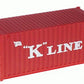 Walthers 933-2002 HO Scale Plastic 20' Container - K-Line