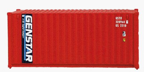 Walthers 933-2004 HO Scale Plastic 20' Container - Genstar