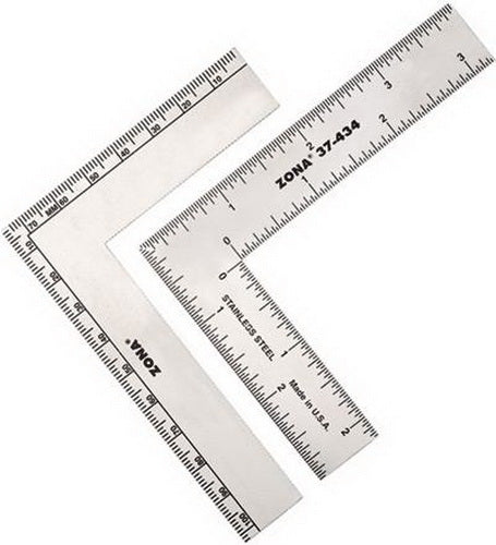 Zona 37-434 3" x 4" L-Square Ruler