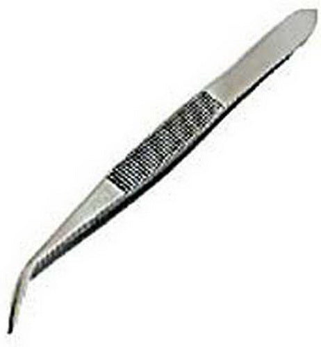 Zona 37-548 Tweezers curved pnt 4.5"