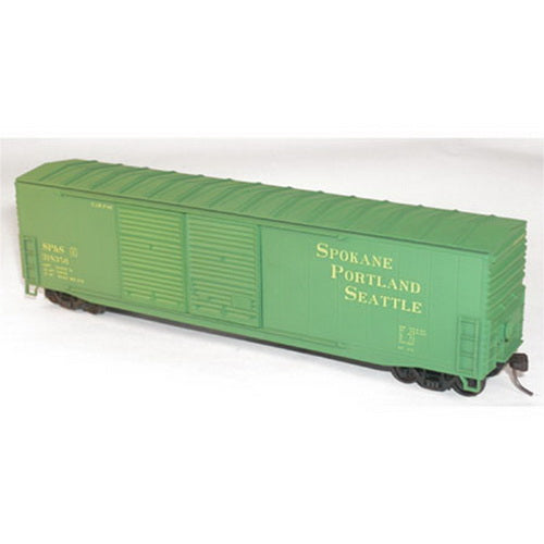 Accurail 59091 HO Spokane Portland & Seattle 50'Welded Double Door Steel Box Kit