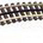 Gargraves 72-101S O 3 Rail Phantom Tinplate 72" Curve Plastic BLK Tie Sections