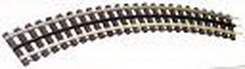 Gargraves 72-101S O 3 Rail Phantom Tinplate 72" Curve Plastic BLK Tie Sections