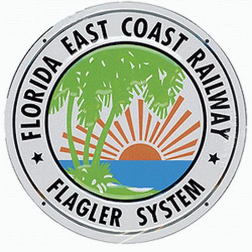 Microscale 10016 Florida East Coast 8" Die-Cut Metal Sign