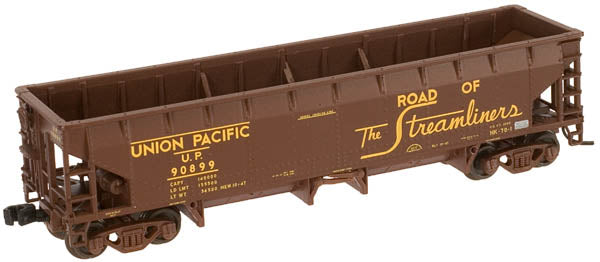 Atlas 34776 N Scale Union Pacific 70T Hart Ballast Car # 90606