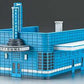 Imex 6119 HO Greyhound Bus Station NIB