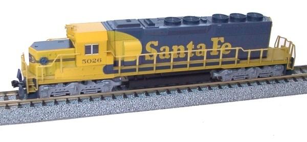 Kato 176-4907 N Santa Fe SD40-2 Diesel Locomotive #5026