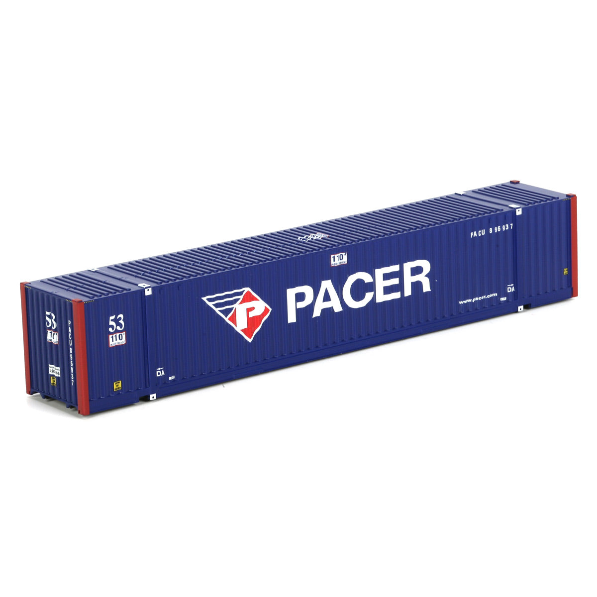 Athearn 28985 HO RTR 53' Jindo Container, Pacer (3)