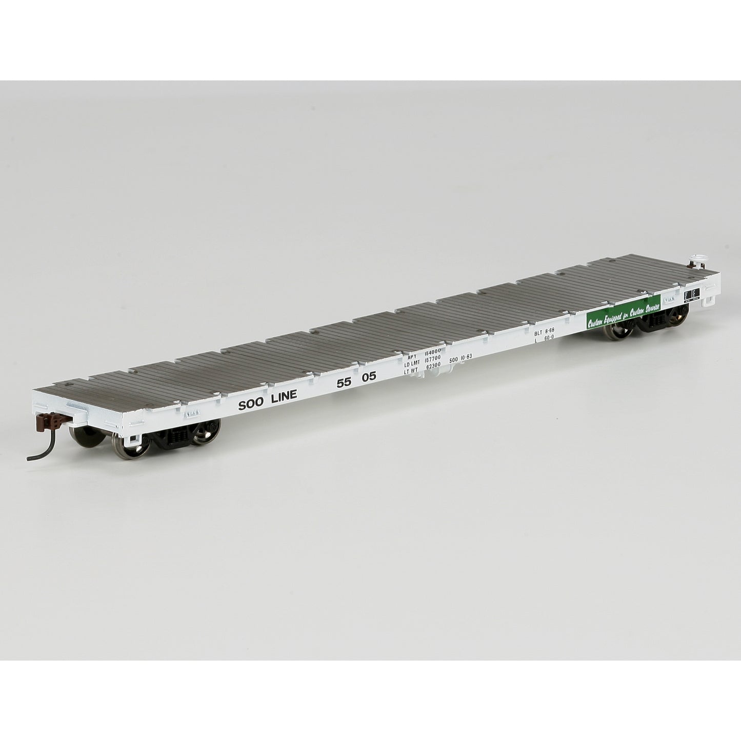 Athearn 97822 HO SOO Line 60'' Flatcar #5505