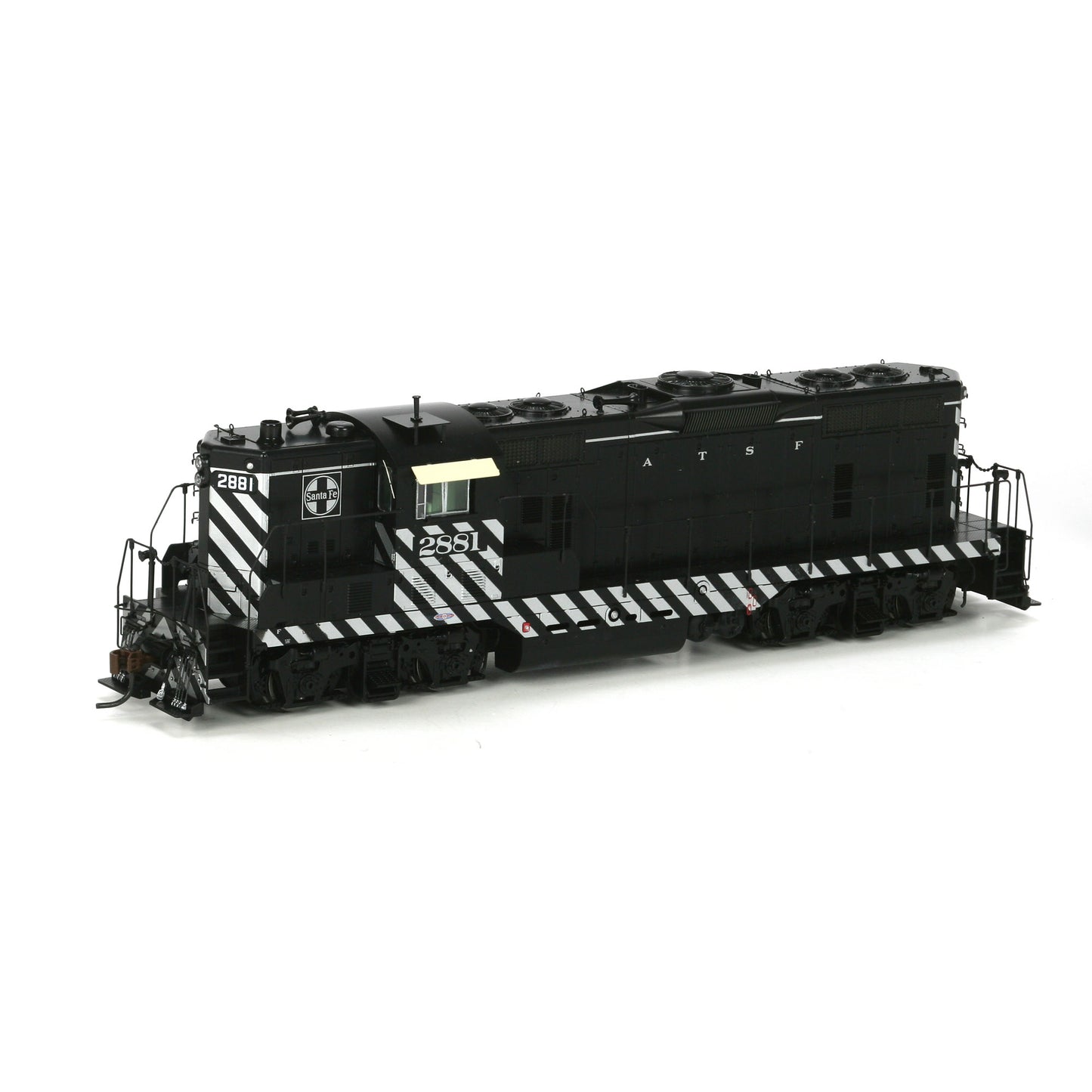 Athearn G62634 HO Santa Fe GP7 Dual Service with DCC & Sound Zebra #2881