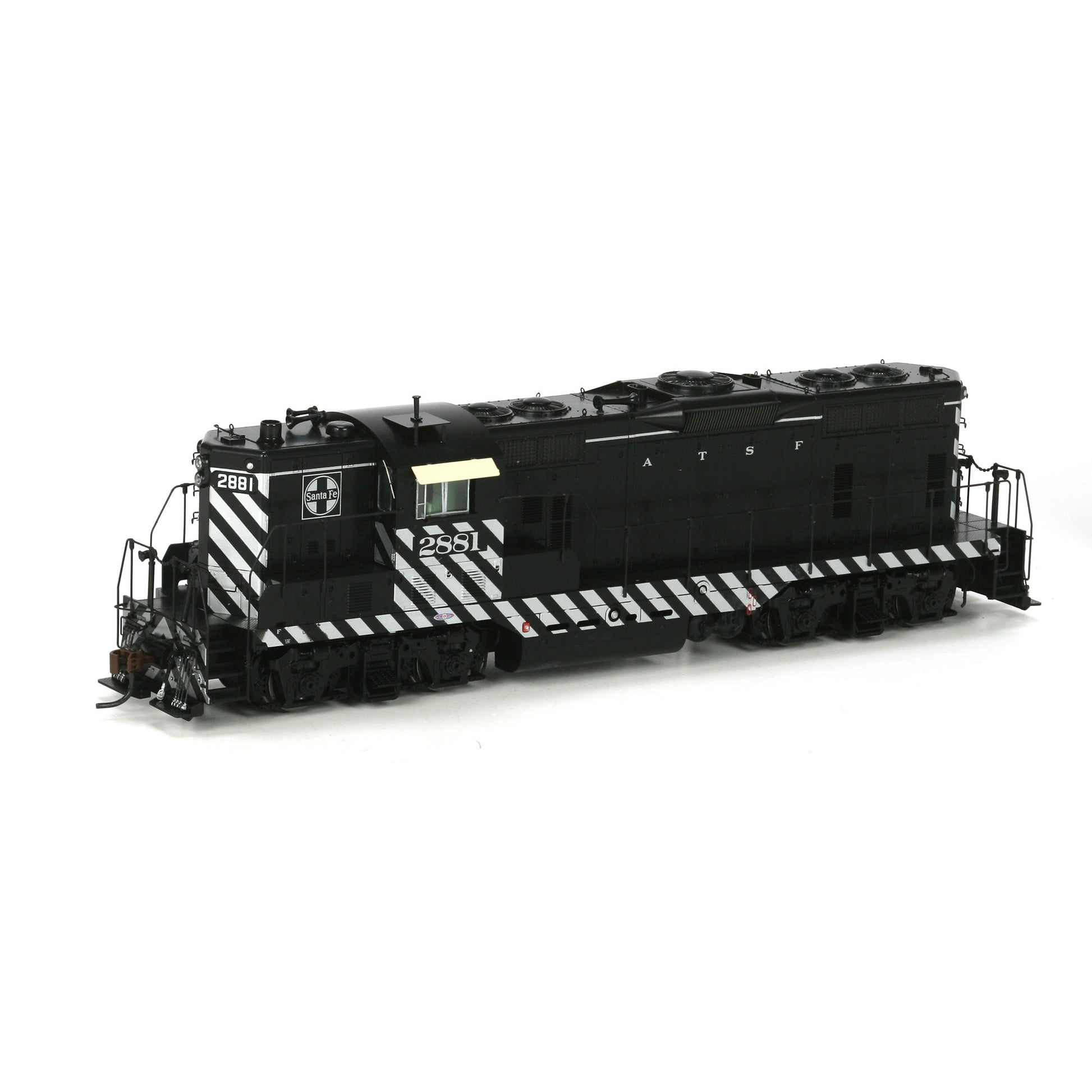 Athearn G62634 HO Santa Fe GP7 Dual Service with DCC & Sound Zebra #2881