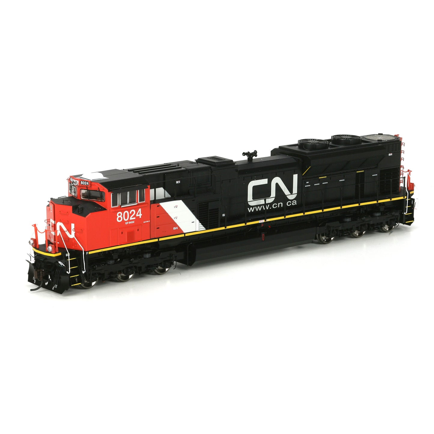 Athearn G68628 HO Canadian National SD70M-2 with DCC & Sound #8024