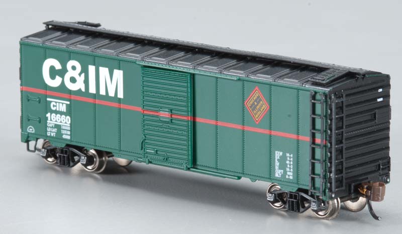 Bachmann 17051 N Chicago & Illinois Midland AAR 40' Steel Boxcar