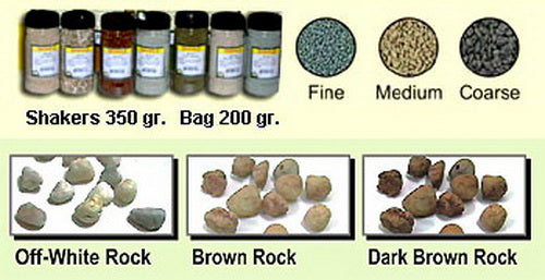 JTT Scenery Products 95339 Rocks Shaker, Dark Brown/350 grams