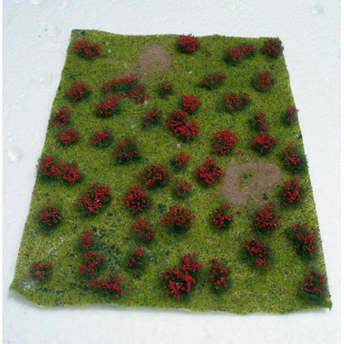 JTT Scenery Products 95604 Flowering Meadow Red 5x7