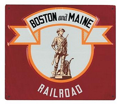 Microscale 10025 Boston & Maine Die-Cut Metal Sign