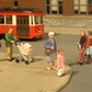 Bachmann 33109 HO Walking People Figures (Set of 6)