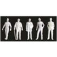 JTT Scenery Products 97116 1:48 Scale White 1/4''=1'-0'' Male Figures (Set of 5)