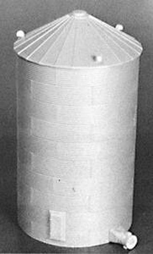 Rix Products 628-0305 HO 44' Tall Corrugated Grain Bin Building Kit