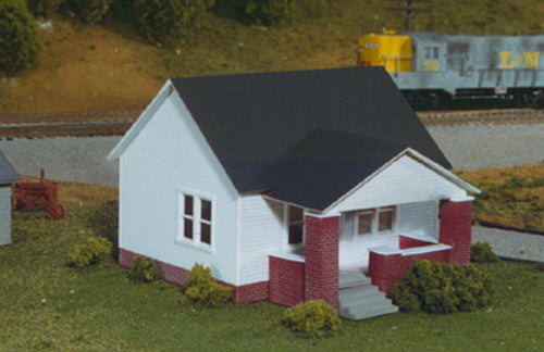Rix Products 628-0203 HO Scale Maxwell Ave House w/Side Porch Building Kit