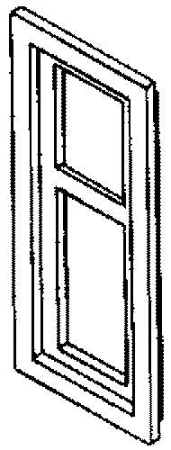 Alexander Scale 2516 HO Single Interlock Window (Pack of 4)