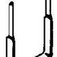 A-Line 29000 HO Freight Car Stirrup Steps Style "A" (Pack of 25)