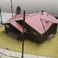 Alpine Division Scale Models 576 Brown Bungalow w/garage