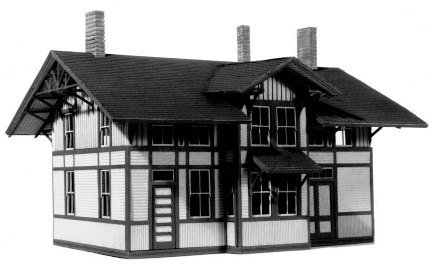 American Model Builders 111 HO Farber Station Laser Art Kit