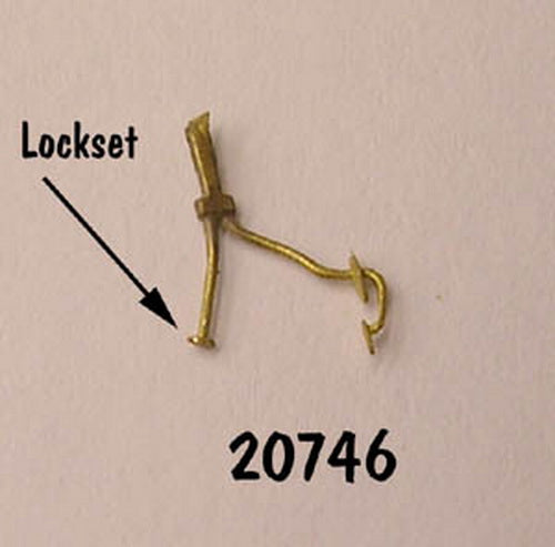 B.T.S. 20746 HO Master Creations Door Handle Set (Brass Castings) One Piece