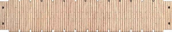 B.T.S. 22608 HO Life-Like Proto 2000 53' Flat Car Self-Adhesive Wood Deck