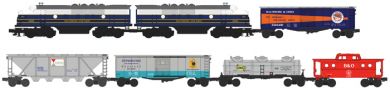 Williams 00305 O Baltimore & Ohio Timesaver Fast Freight Diesel Set