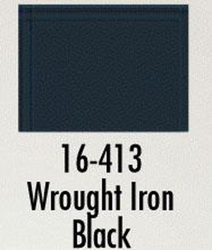 Badger 16-413 Wrought Iron Black Modelflex Marine Acrylic Paint - 1 oz. Bottle