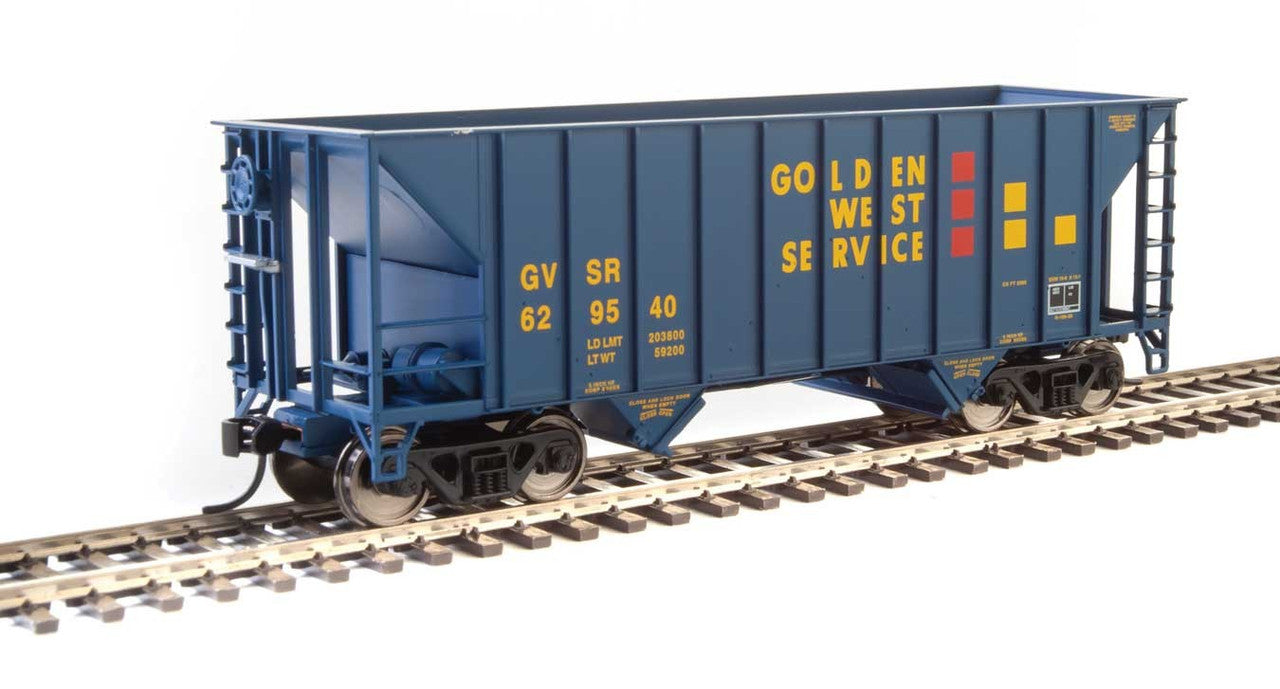 Walthers 910-6919 HO Golden West 34' 100-Ton 2-Bay Hopper Car #629540 NIB