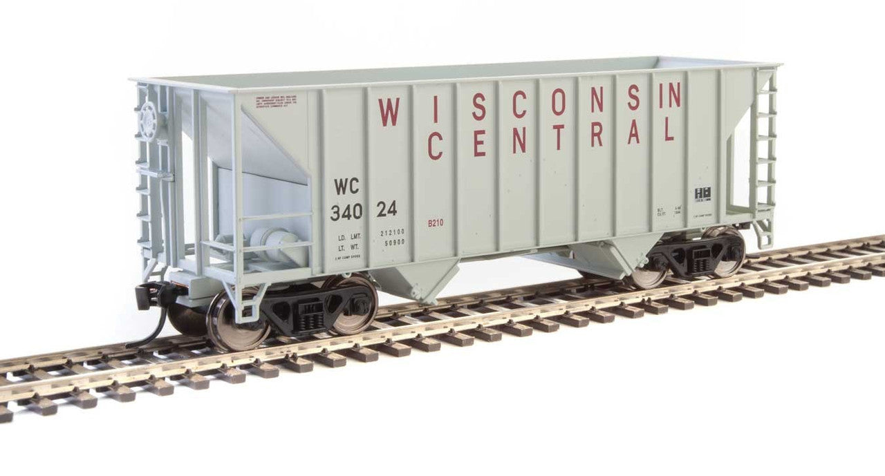 Walthers 910-6936 HO Wisconsin Central 34' 100-Ton 2-Bay Hopper Car #34024