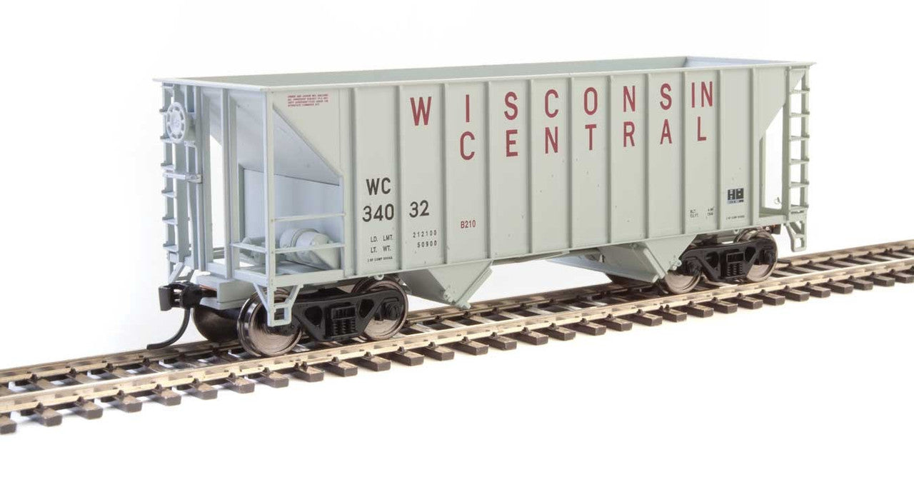 Walthers 910-6937 HO Wisconsin Central 34' 100-Ton 2-Bay Hopper Car #34032