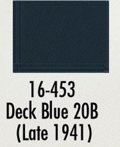 Badger 16-453 Deck Blue 20B (Late 1941) Marine Acrylic Paint - 1 oz. Bottle