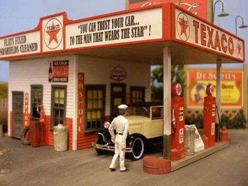 Bar Mills 0102 HO Bud Smiley's Gas Stop Building Laser Cut Kit