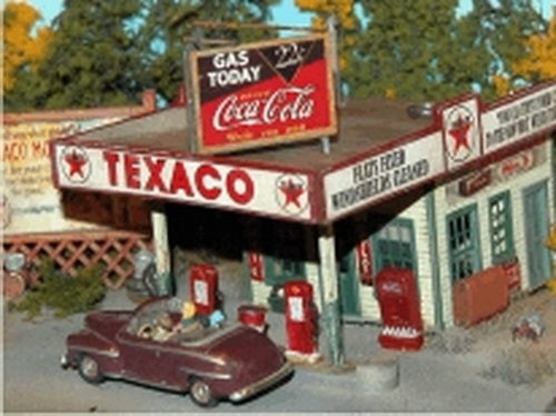 Bar Mills 0102 HO Bud Smiley's Gas Stop Building Laser Cut Kit