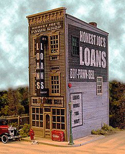 Bar Mills 0442 HO Honest Joe's Pawn & Loan Laser Cut Wood Kit