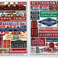 Blair Line 136 HO Restaurant & Cafe Storefront Signs Sheet (Pack of 2)
